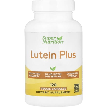 Luteïne Plus met Bosbessenpoeder en Zeaxanthine, 20 Mg, 120 Vegetarische Capsules