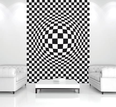 Geometric Figures Movement Photo Wallcovering
