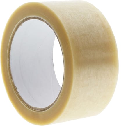 Tape PVC 50mmx66mtr transparant