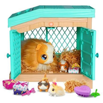 Little Live Pets - Mama Surprise Cavia- Interactieve knuffel krijgt 3 baby's