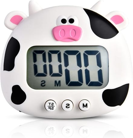 Digitale Countdown Timer voor Kinderen met LCD Display en Magnetische Bevestiging voor Koken en Bakken