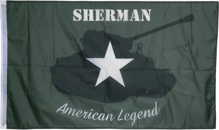 Vlag - Sherman Tank