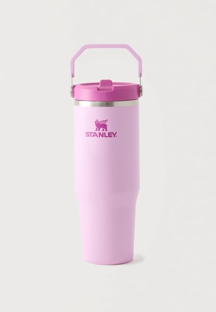 Stanley IceFlow Flip Straw 2.0 Tumbler 0,89 L – Soft Orchid – Drinkbeker met Rietje