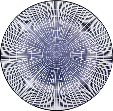 Gusta Sun Dinerbord 26,5 cm Blauw/Wit