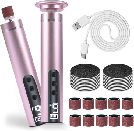 Elektrische Eeltverwijderaar 2-in-1 met 9 Snelheden - Professionele Pedicure Set
