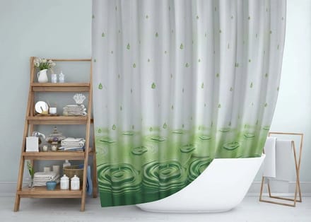 Casa Bueno - Douchegordijn Anti Schimmel – Waterdicht - Inclusief ringen - Polyester - 180x200 cm
