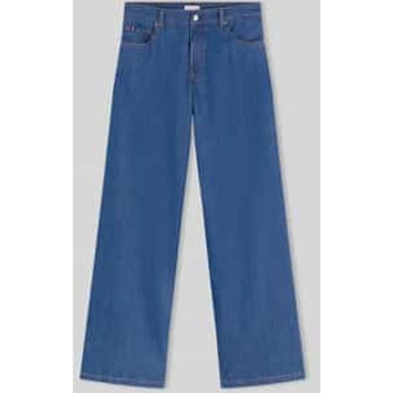 Bootcut jeans van puur katoen