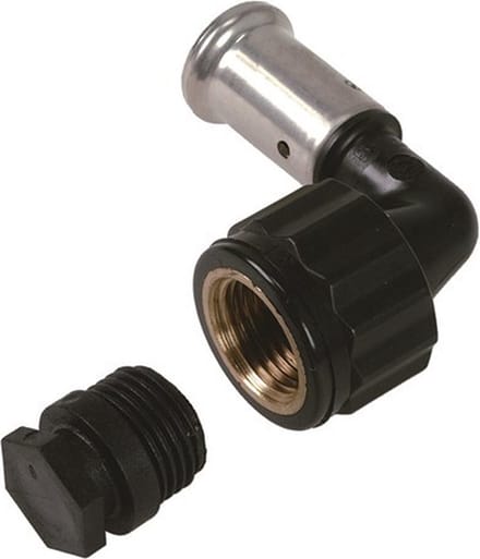 Henco schroefbocht 6pk pers/bidr 20x1/2