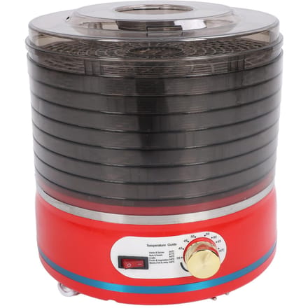 Voedseldehydrator Machine 8 Lade Rood Elektrische Dehydrator Droogmachine voor Fruit Kruiden Vlees Groenten L black