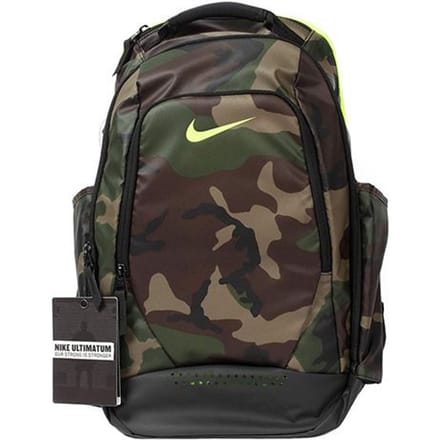 Sac à dos à fermeture éclair Camouflage Nike Sacs à dos Unisexe Vert Noir BA5090-071 Green/Black