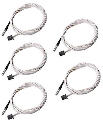 Thermistor Temperatuursensor 5-Pack 2M voor Hoge Temperatuur 3D Printers