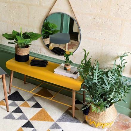 Eazy Living Wandspiegel Liana Ø 38 cm Zwart