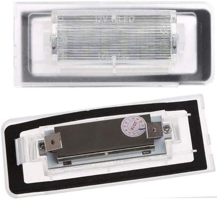 Set van 2x Kentekenverlichting LED Wit 6000K voor Audi TT 8N Modellen