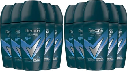 Rexona Deo Roller Cobalt Dry - 10 x 50 ml