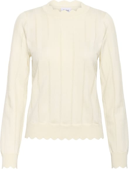 Saint Tropez ObetteSZ Pullover Dames Trui - Seedpearl
