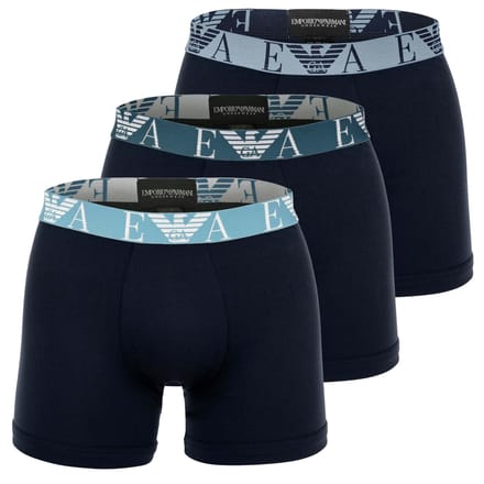 Emporio Armani heren 3P boxers basic combi blauw IV