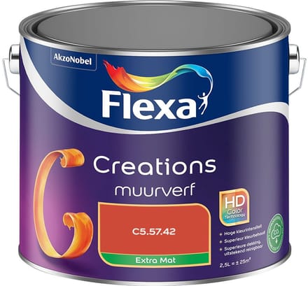 Flexa - Creations Muurverf Extra Mat - C5.57.42 - Mengverf - 2,5 L