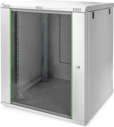 19 Inch Netwerkkast 16U Wandmontage 600mm Diep Grijs
