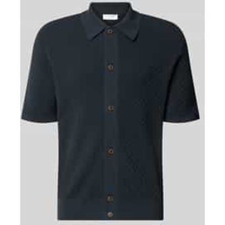 regular fit poloshirt met structuurpatroon model 'ARAAWEN'