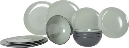 Gimex Vivid Line Servies - Groen - 12-Delig