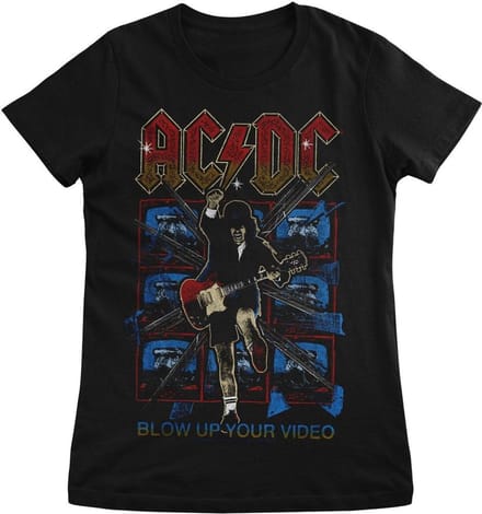 AC/DC Dames-T-shirt 'Blow Up Your Video Girly' PS-5-ACDC011-H68-6