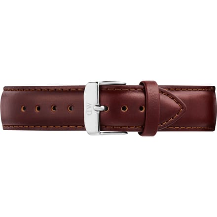 Daniel Wellington DW Strap Leather 21mm Silver