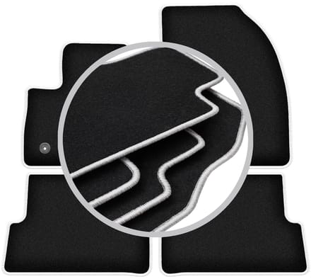 CARLUX-SILVER automatten voor: Ford Grand C-MAX minivan (2011-2015)