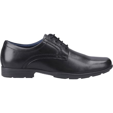 Pod Alec Leren Herenschoenen Met Zwarte Veters.