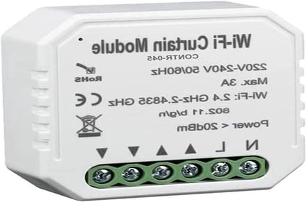 Draadloze Schakelaar - Rolluik Bediening - Huis Automatisering - EMC Compatibel - 1 Stuk - Wit