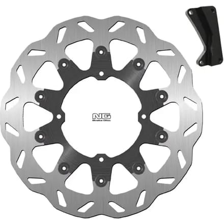 Vlotterende motorremschijfset en steuntje NG Brake Disc Wave 749XK13