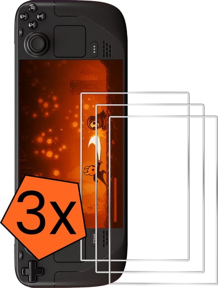 Screenprotector - Geschikt voor Steam Deck OLED Screenprotector Bescherm Glas - Tempered Glass Geschikt voor SteamDeck OLED Screen Protector - 3 PACK