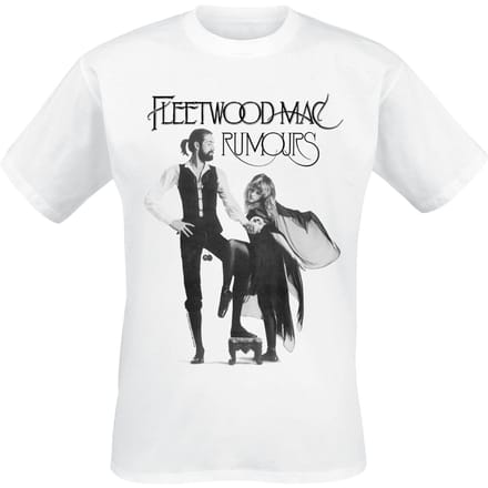 Fleetwood Mac T-shirt - Rumours - S tot XXL - voor Mannen - wit