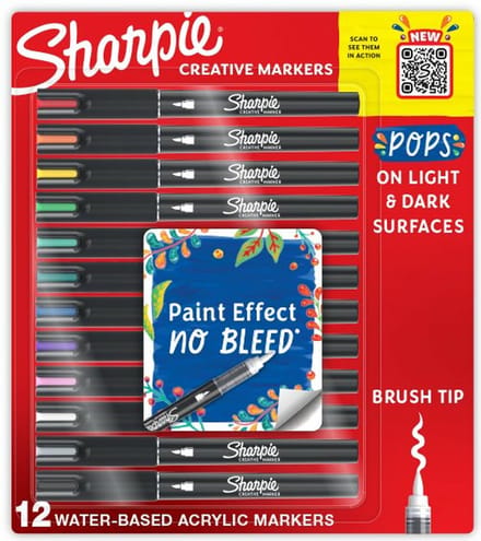 Sharpie Creative Brush Tip Markers 12 stuks - verfstift - 2196907