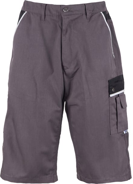 TMG STYLE WORK Korte Werkbroek HEREN Werkshort Grijs - Ripstop - Ademend - Stretch