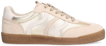 No Stress - Dames - Gouden leren sneakers - Maat 37