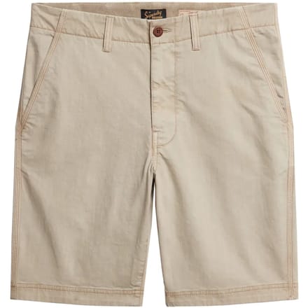 Regular fit korte chino met steekzakken opzij