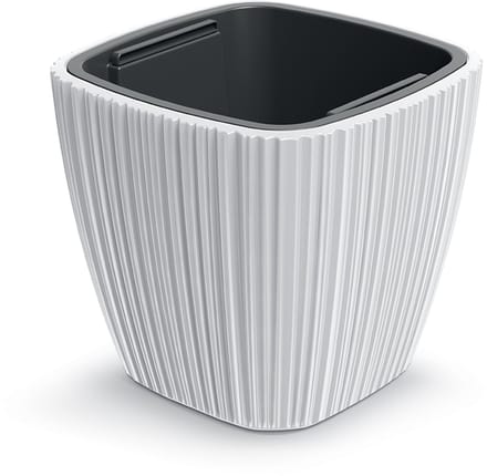 Bloempot Vierkant Oro Square 40x40cm WIT Prosperplast