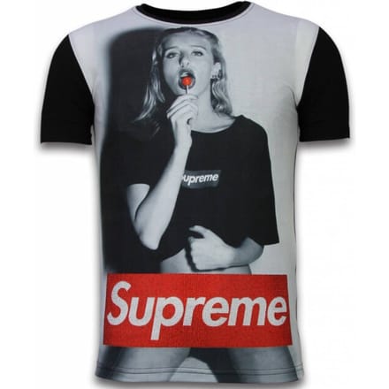 Tony Backer Lollipop digital rhinestone t-shirt