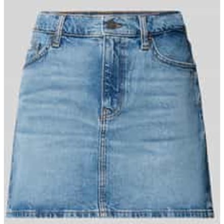 jeansrok met steekzakken