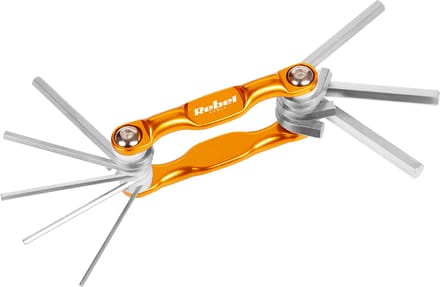 Rebel Hex Serie - Inbussleutel Set - 8 Stuks - Chroom-Vanadiumstaal - Anodiseerde Aluminium Handgreep
