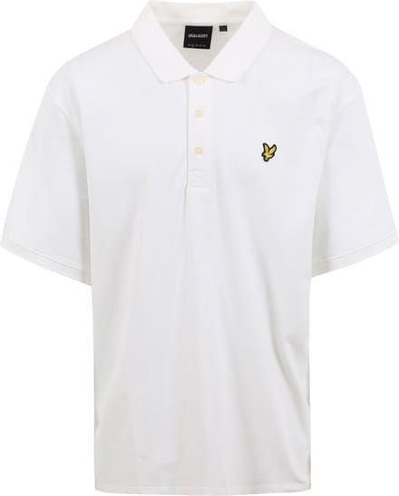 Lyle and Scott Plussize Polo Wit - Maat 5XL - Heren