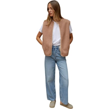 Threadbare Vrouwen Niya Borg Lichtgewicht Gilet (Mauve)