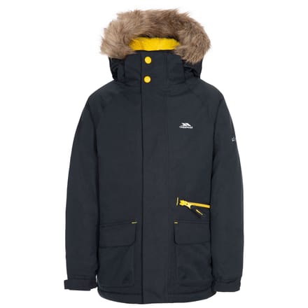 Trespass Kinderen/Kinderen opgetogen Parka (Zwart)