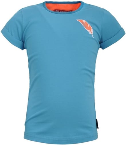 Lovestation22-Meisjes T-Shirt Nora -Scuba Blauw