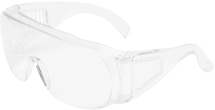 Veiligheidsbril - Overspectacles - Werkplaats Bescherming - Lichtgewicht Ontwerp - One Size - Transparant