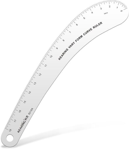 Franse Curve Liniaal 18 inch voor Naaien en Ontwerp