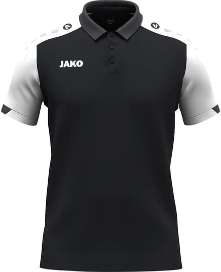 Jako Dynamic Polo Heren - Zwart / Wit / Antraciet | Maat: 4XL