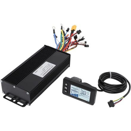 Elektrische Fiets Ombouwset 36V 48V 52V 40A Sinusgolf Borstelloze Controller en GD01 LCD-Display black