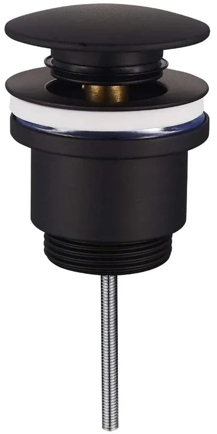 DutchLine Afvoerplug - Luxe Clickwaste 5/4 – Mat zwart