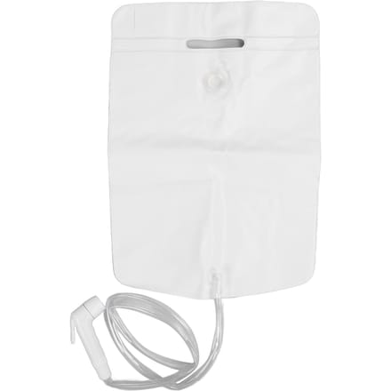 Douchezak voor aan bed Draagbare Camping Douchezak voor Opblaasbare Shampoo Bak Ouderen white